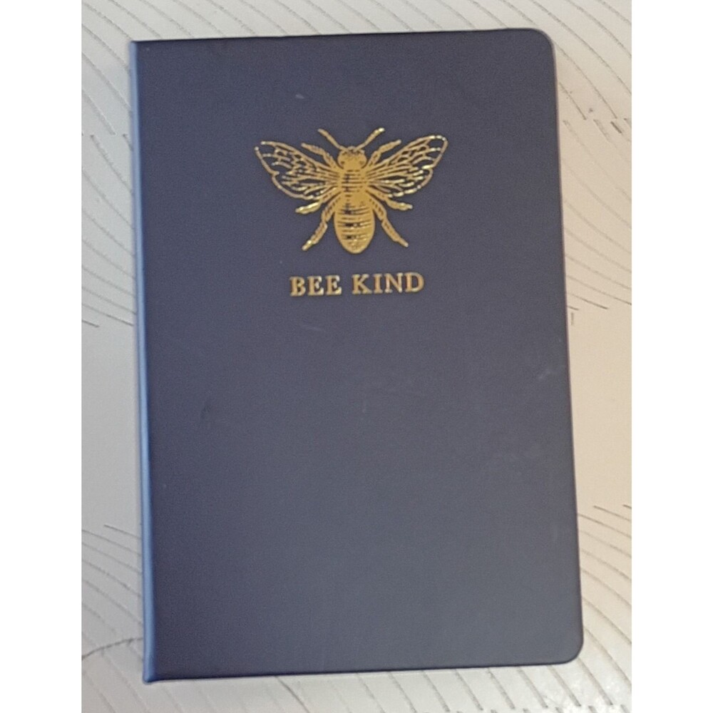 PlanAhead Bee Kind Faux Leather Hardcover Lined Journal Notebook